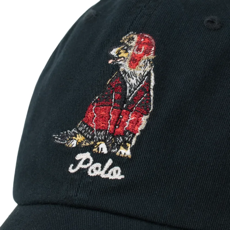 justerbar-sort-buet-kasket-classic-sport-dog-fra-polo-ralph-lauren