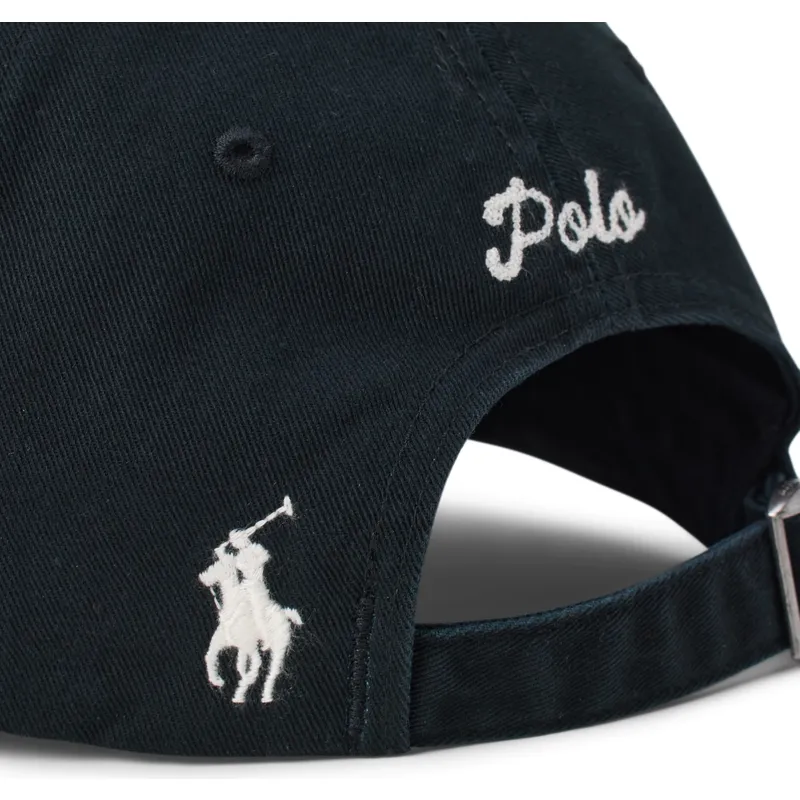 justerbar-sort-buet-kasket-classic-sport-dog-fra-polo-ralph-lauren