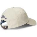 kasketter-buet-beige-justerbar-rem-af-polo-ralph-lauren