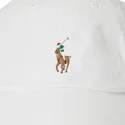hvid-justerbar-buet-kasket-classic-sport-stretch-cotton-twill-fra-polo-ralph-lauren