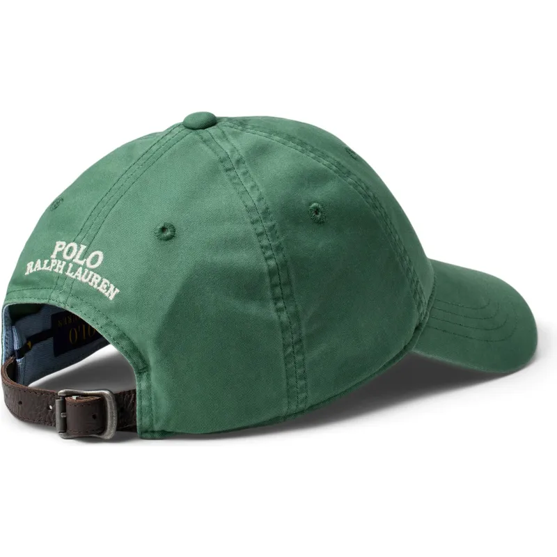 justerbar-gron-buet-kasket-classic-sport-stretch-cotton-twill-fra-polo-ralph-lauren