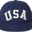 marinebla-justerbar-usa-applikation-twill-flat-cap-fra-polo-ralph-lauren