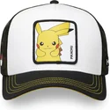 hvid-og-sort-pikachu-pkm6-ele-pokemon-trucker-kasket-fra-capslab