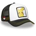 hvid-og-sort-pikachu-pkm6-ele-pokemon-trucker-kasket-fra-capslab