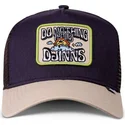 trucker-kasket-marinebla-og-beige-do-nothing-club-hft-dnc-sun-fra-djinns