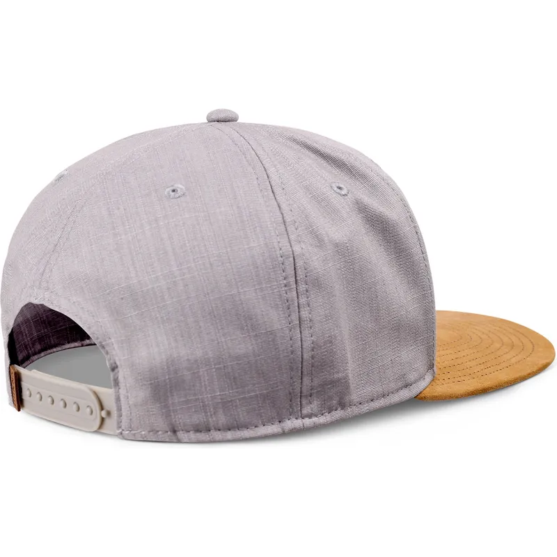 gra-og-brun-flat-cap-snapback-linen-2015-fra-djinns