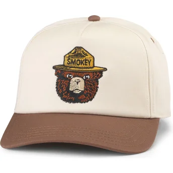 Gorra buet brun snapback Smokey Bear Roscoe fra American Needle