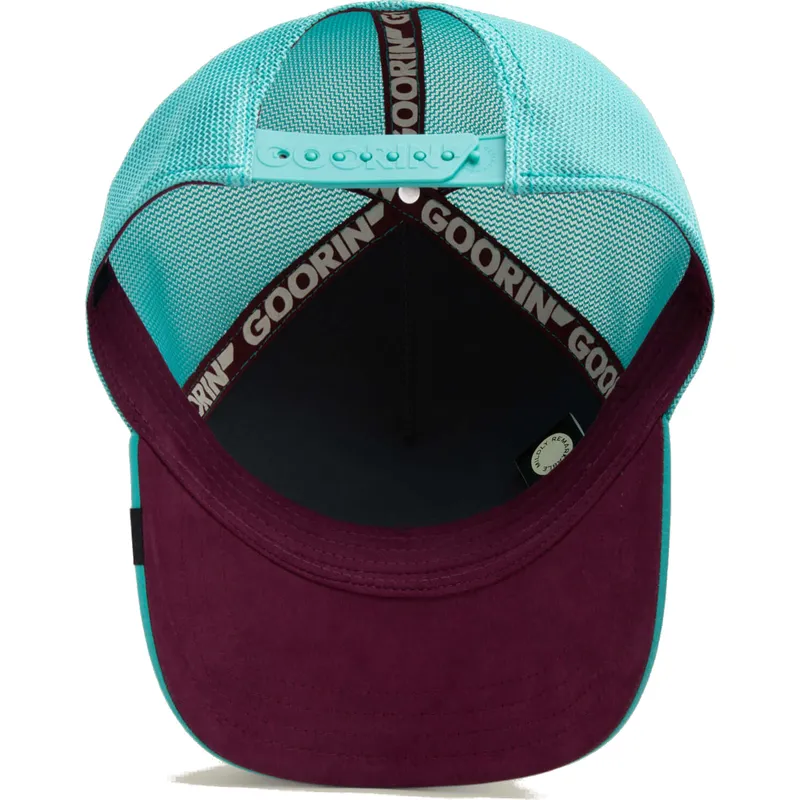 trucker-kasket-bla-flamingo-dia-de-pancho-dia-de-los-muertos-the-farm-fra-goorin-bros