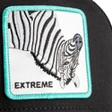 trucker-kasket-sort-og-bla-zebra-extreme-arbez-flip-side-2-the-farm-fra-goorin-bros