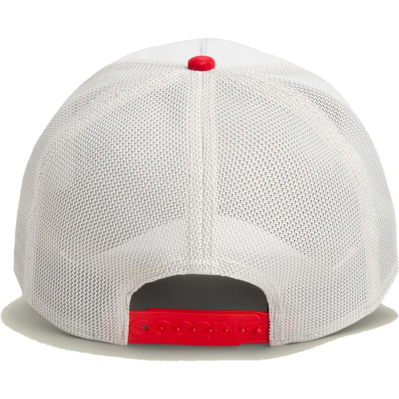 hvid-og-rod-trucker-kasket-med-slange-vicious-suede-snake-suede-truckers-the-farm-fra-goorin-bros