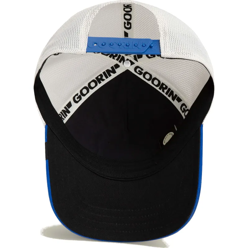 hvid-og-bla-trucker-kasket-med-ged-him-suede-goat-suede-truckers-the-farm-fra-goorin-bros