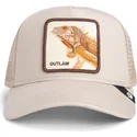 beige-trucker-kasket-firben-the-outlaw-lizard-sport-the-farm-fra-goorin-bros