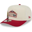 gorra-curva-beige-y-roja-snapback-9fifty-a-frame-precurved-hardwood-classics-de-denver-nuggets-nba-de-new-era