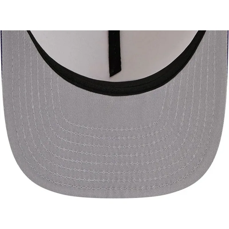 beige-og-violet-buet-kasket-snapback-9fifty-a-frame-precurved-hardwood-classics-fra-utah-jazz-nba-fra-new-era