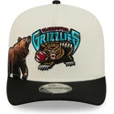 beige-og-sort-snapback-9fifty-a-frame-precurved-hardwood-classics-kasket-fra-vancouver-grizzlies-nba-fra-new-era