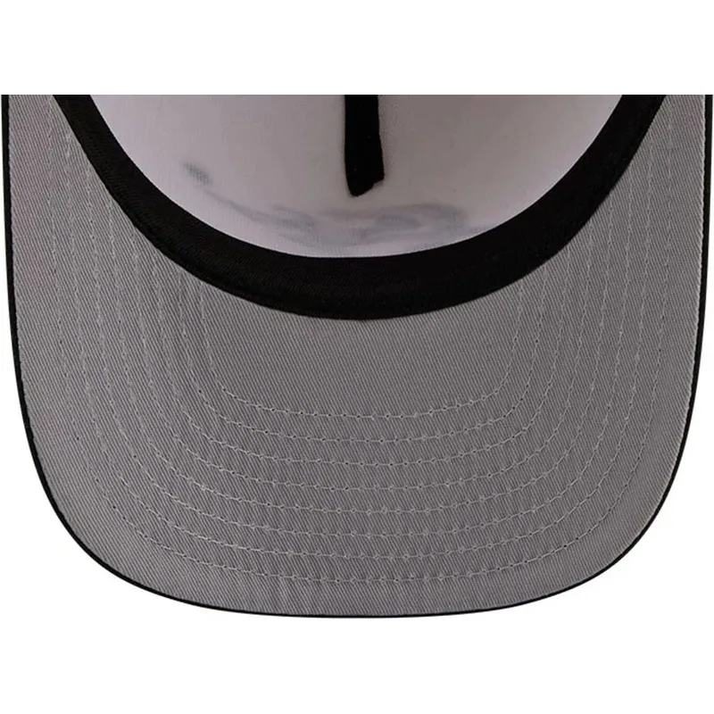 beige-og-sort-buet-kasket-snapback-9fifty-a-frame-precurved-hardwood-classics-fra-washington-wizards-nba-fra-new-era