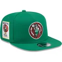 gron-snapback-9fifty-a-frame-hardwood-classics-flad-kasket-fra-boston-celtics-nba-fra-new-era