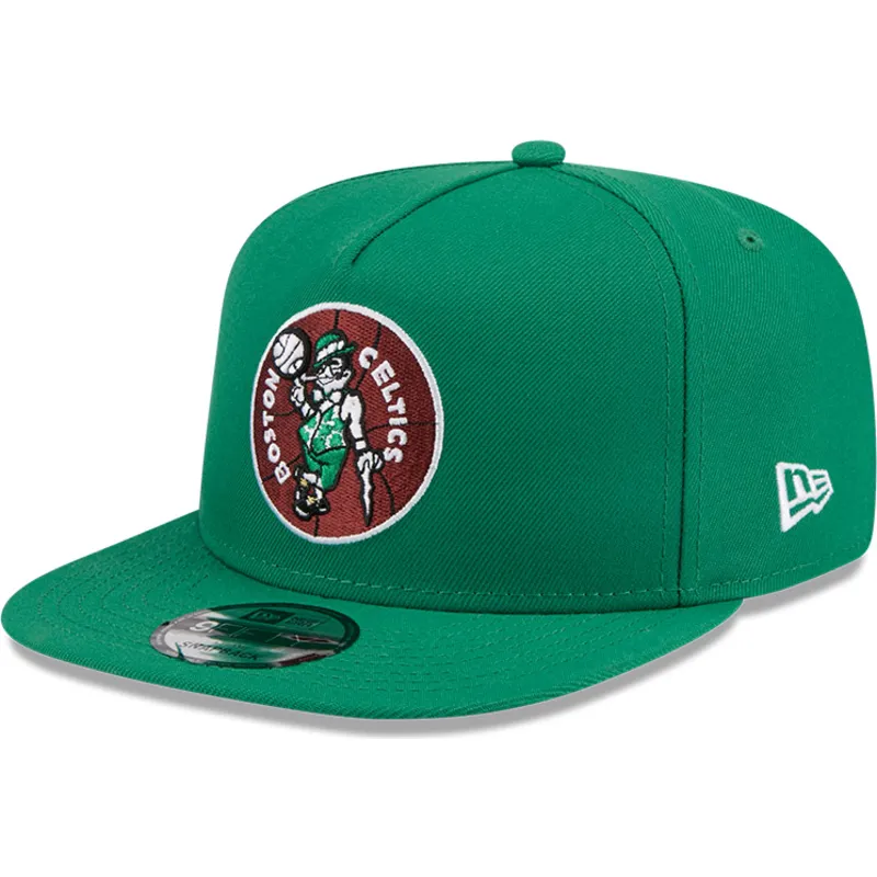 gron-snapback-9fifty-a-frame-hardwood-classics-flad-kasket-fra-boston-celtics-nba-fra-new-era