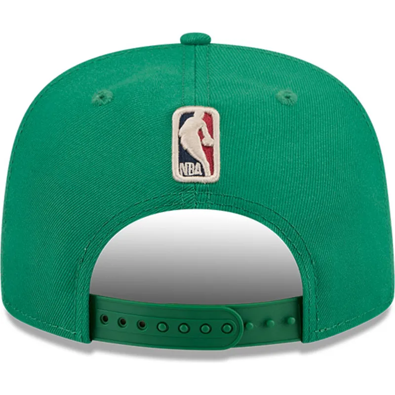 gron-snapback-9fifty-a-frame-hardwood-classics-flad-kasket-fra-boston-celtics-nba-fra-new-era