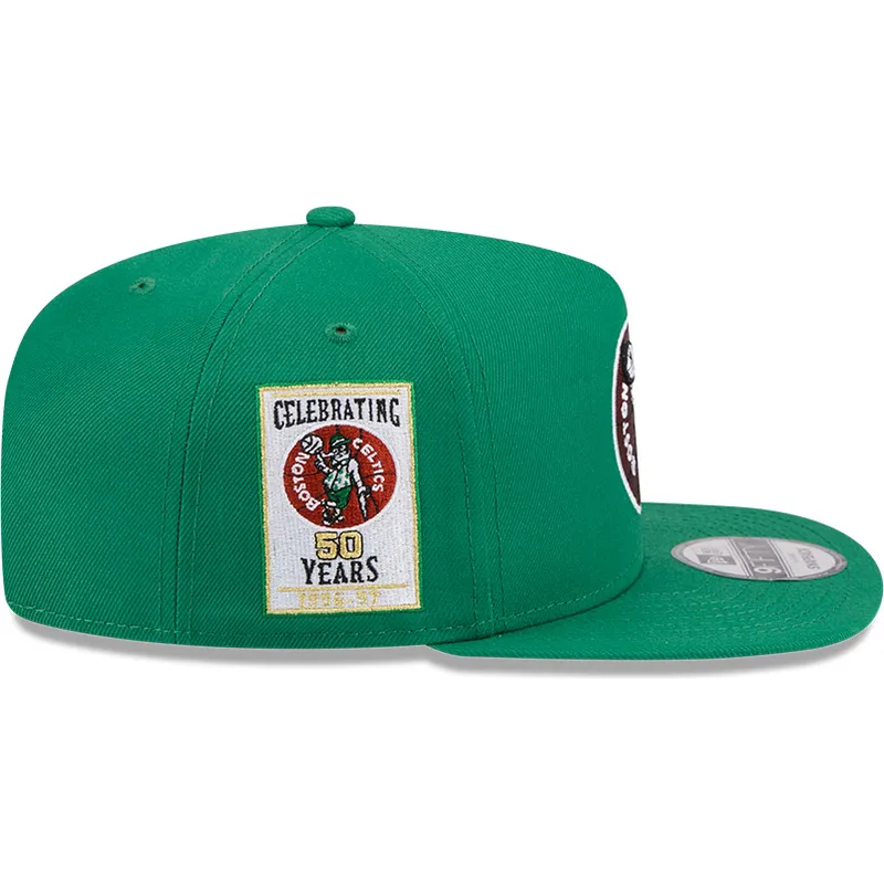 gron-snapback-9fifty-a-frame-hardwood-classics-flad-kasket-fra-boston-celtics-nba-fra-new-era