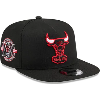 Sort Chicago Bulls NBA 9FIFTY A Frame Hardwood Classics Snapback Cap fra New Era