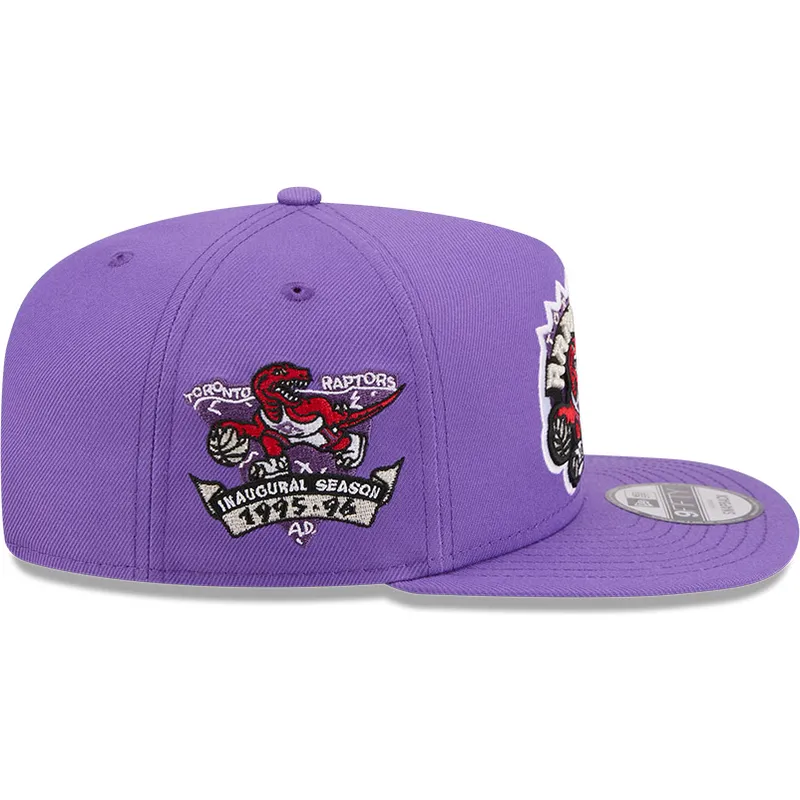 violet-snapback-9fifty-a-frame-hardwood-classics-kasket-fra-toronto-raptors-nba-fra-new-era