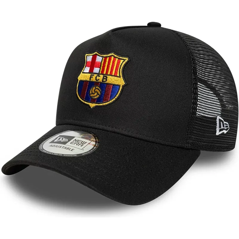 sort-fc-barcelona-laliga-a-frame-patch-trucker-kasket-fra-new-era