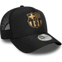 sort-fc-barcelona-laliga-a-frame-gold-trucker-cap-fra-new-era