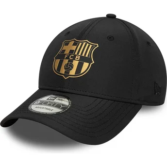 New Era FC Barcelona LALIGA 9FORTY Gold justerbar sort buet kasket