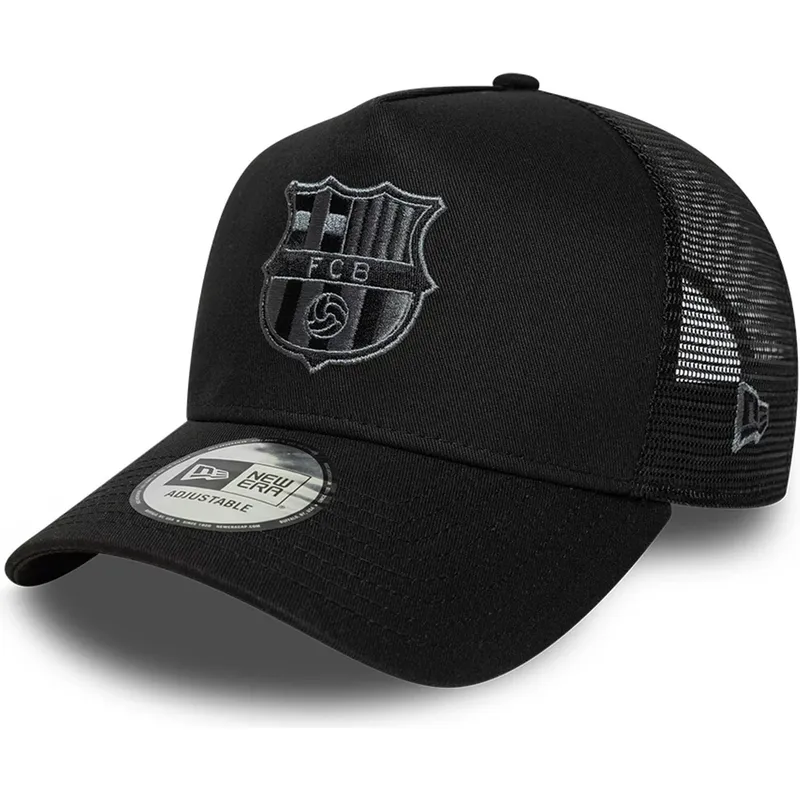 sort-fc-barcelona-laliga-a-frame-tonal-trucker-kasket-fra-new-era