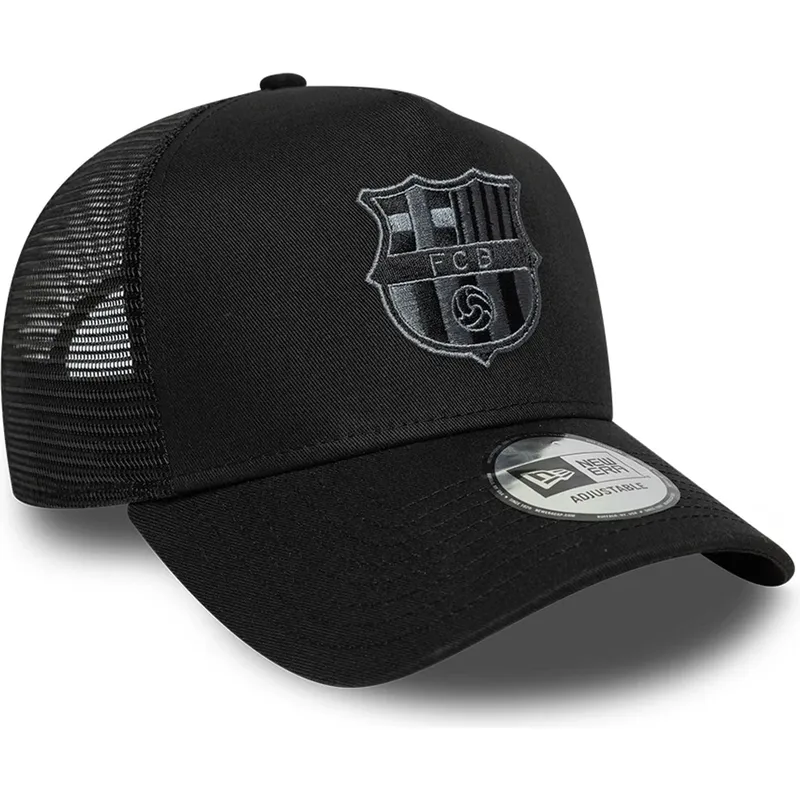 sort-fc-barcelona-laliga-a-frame-tonal-trucker-kasket-fra-new-era
