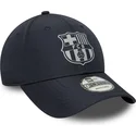 justerbar-marinebla-buet-kasket-fc-barcelona-laliga-9forty-reflective-fra-new-era