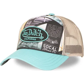 Von Dutch multifarvet trucker cap SUBL13