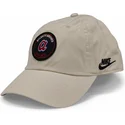 atlanta-braves-mlb-nike-justerbar-beige-buet-kasket-i-ustruktureret-okologisk-bomuld