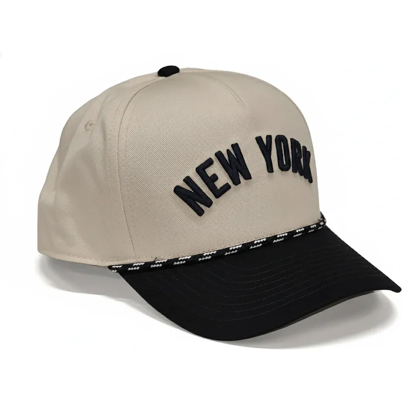 new-york-yankees-mlb-nike-rise-structured-beige-og-sort-snapback-buet-kasket