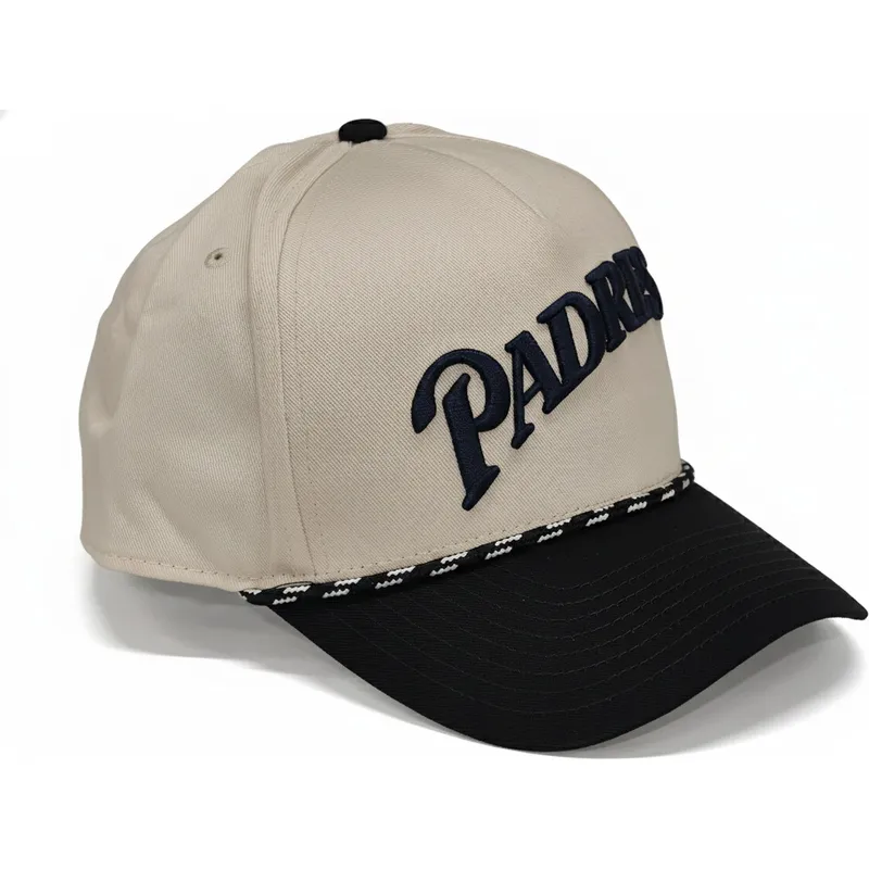 nike-san-diego-padres-mlb-rise-structured-beige-og-sort-buet-snapback-kasket