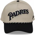 nike-san-diego-padres-mlb-rise-structured-beige-og-sort-buet-snapback-kasket