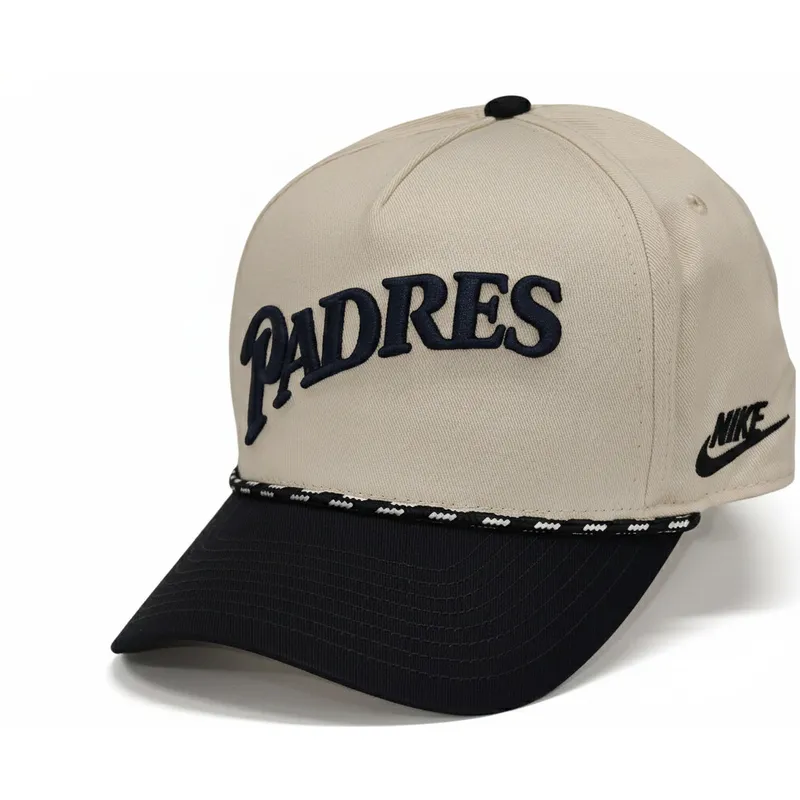 nike-san-diego-padres-mlb-rise-structured-beige-og-sort-buet-snapback-kasket