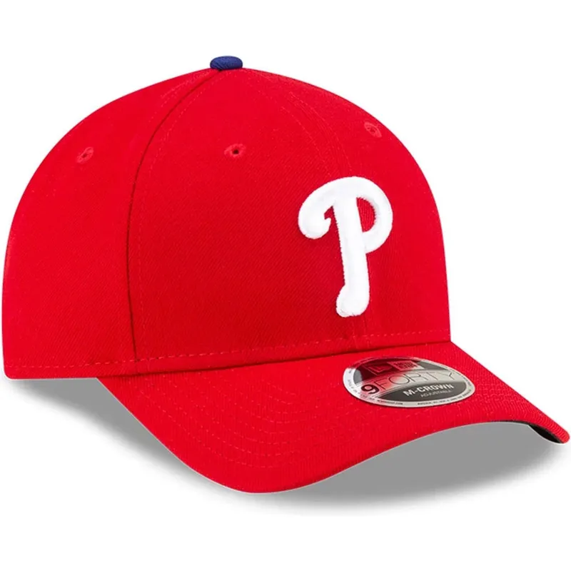 rod-kurvet-snapback-kasket-9forty-m-crown-player-replica-fra-philadelphia-phillies-mlb-fra-new-era