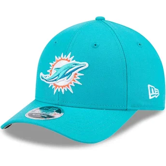 Gorra curva azul snapback 9FORTY M-Crown Team de Miami Dolphins NFL de New Era