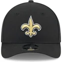 gorra-curva-negra-snapback-9forty-m-crown-team-de-new-orleans-saints-nfl-de-new-era