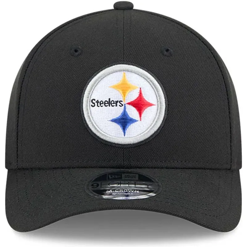 sort-curved-snapback-kasket-9forty-m-crown-team-fra-pittsburgh-steelers-nfl-fra-new-era
