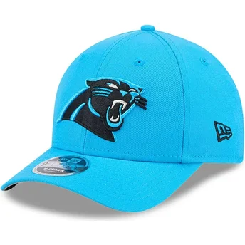 Blå buet snapback-kasket 9FORTY M-Crown Team fra Carolina Panthers NFL fra New Era