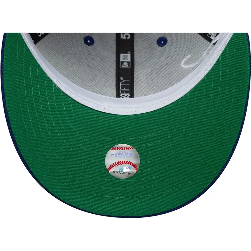 bla-buet-kasket-justerbar-59fifty-low-profile-precurved-est-script-fra-los-angeles-dodgers-mlb-fra-new-era