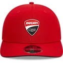 rod-kurvet-snapback-kasket-9seventy-stretch-snap-core-fra-ducati-motor-motogp-fra-new-era