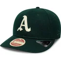 gorra-curva-verde-ajustable-9fifty-retro-crown-heritage-series-de-oakland-athletics-mlb-de-new-era