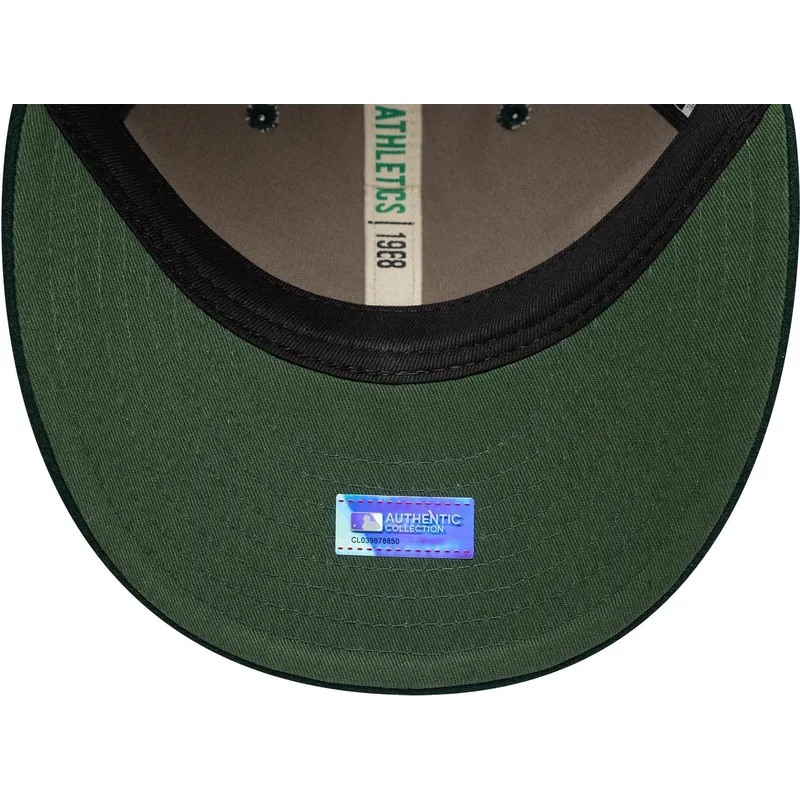 gorra-curva-verde-ajustable-9fifty-retro-crown-heritage-series-de-oakland-athletics-mlb-de-new-era