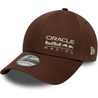 Gorra curva marrón ajustada 39THIRTY Seasonal de Red Bull Racing Formula 1 de New Era