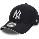 justerbar-marinebla-buet-kasket-9forty-microfibre-fra-new-york-yankees-mlb-fra-new-era