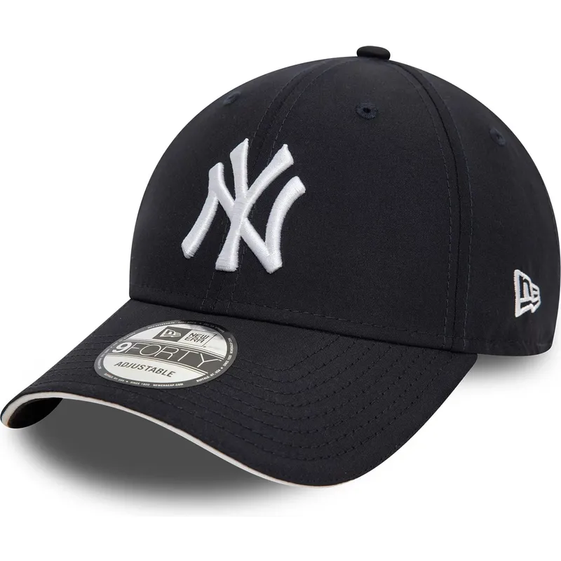 justerbar-marinebla-buet-kasket-9forty-microfibre-fra-new-york-yankees-mlb-fra-new-era